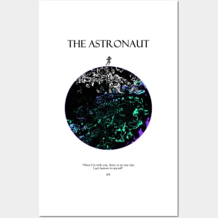 The Astronaut Moon Dark Posters and Art